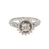 14KT White Gold 1.04ctw Diamond Ring
