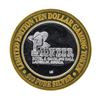Image 1 : .999 Silver Pioneer Hotel and Gambling Hall $10 Casino Gaming Token Limited Edit