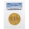 Image 1 : 1928 $20 St. Gaudens Double Eagle Gold Coin PCGS MS65