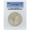 Image 1 : 1896 $1 Morgan Silver Dollar Coin PCGS MS63