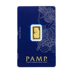 Suisse 2.5 Gram Fine Gold Pamp Gold Bar