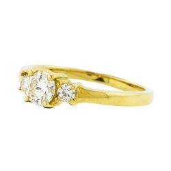 14KT Yellow Gold 0.66ctw Diamond Ring