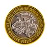 Image 2 : .999 Silver Whiskey Petes Casino Jean, NV $10 Casino Limited Edition Gaming Toke