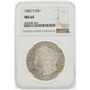 Image 1 : 1882-S $1 Morgan Silver Dollar Coin NGC MS64