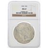 Image 1 : 1922 $1 Peace Silver Dollar Coin NGC MS67