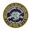 Image 2 : .999 Silver Treasure Island $10 Casino Gaming Token Limited Edition