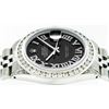 Image 6 : Rolex Mens Stainless Steel 3.50ctw Diamond Datejust Wristwatch