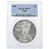 Image 1 : 2009 $1 American Silver Eagle Coin PCGS MS70