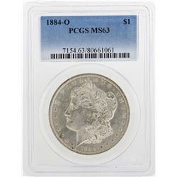 1884-O $1 Morgan Silver Dollar Coin PCGS MS63