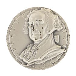 John Adams Medallic Art Co N.Y. 2.37 oz .999 Fine Silver Medal