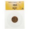 Image 1 : 1909 Lincoln Wheat Cent Coin ANACS MS65RB