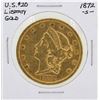 Image 1 : 1872-S $20 Liberty Head Double Eagle Gold Coin