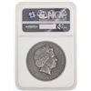 Image 2 : 2016 $10 Cook Islands Norse Gods Freyr Silver Coin NGC MS70 Antiqued