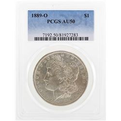 1889-O $1 Morgan Silver Dollar Coin PCGS AU50