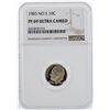 Image 1 : 1983 No S Proof Roosevelt Dime NGC PF69 Ultra Cameo