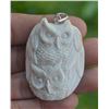 Image 1 : Hand Carved Owl Pendant