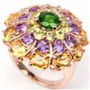 Image 1 : Natural Multi Gemstone Ring