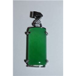 Natural Green Jade (Good Luck) Pendant