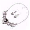 Image 2 : Tibet Tribal Heart Love Pendant Necklace Earring