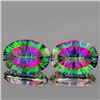 Natural Rainbow mystic Topaz Pair 21.01 cts - Flawless