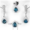 Stunning London Blue Topaz Set