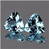 Natural Top Sky Blue Aquamarine Pair 6 mm - VVS