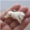 Image 1 : Hand carved Boar Pendant