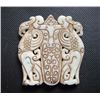 Old China White jade hand-carved phoenix Pendant