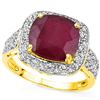 Image 1 : Genuine Ruby & Diamond Ring