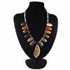 Image 1 : Natural Multi-Color Picasso Diamond Polished Necklace