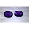Natural Amethyst Cushion Pair 20.12 Carats - VVS