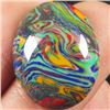 Natural Rainbow Calsilica Cab Gem 14.75 carats