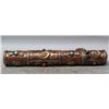 Image 4 : Antique Tibet Buddh Royal Message Tube with Jade & Gems
