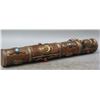 Image 7 : Antique Tibet Buddh Royal Message Tube with Jade & Gems