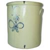 Image 1 : Ten gal. Redwing salt glaze "Butterfly" crock, faint hairlines, 2 interior rim chips.