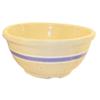 Blue-banded stoneware mixing bowl, 10" Dia.