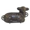 Cast iron lamb cake mold, No. 866, 13"L.