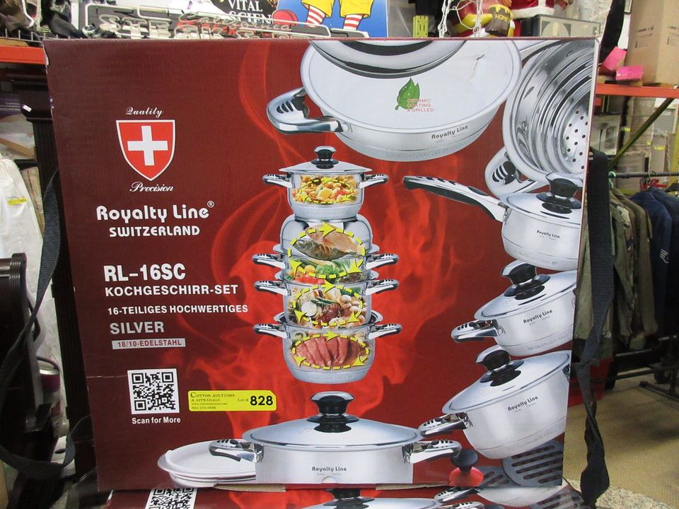 New Swiss made 16 piece cookware set