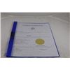 Image 2 : BLUE TOPAZ AND TANZANITE FLOWER RING, 0.60 TOPAZ, 0.25 TANAZANITE, INCLUDES $375 CERTIFICATE
