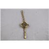 Image 1 : NO NAME LADIES WRIST WATCH WITH 15K YELLOW GOLD CASE AND 15K YELLOW GOLD BRACELET (DAMAGED)