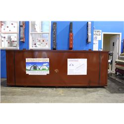 30' X 65' X 15' HIGH CEILING STORAGE BUILDING WITH 12' DRIVE THROUGH DOORS AT BOTH ENDS