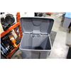 Image 2 : LARGE GREY COMMERCIAL GARBAGE CAN
