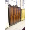 Image 2 : LARGE FRENCH STYLE WOOD GRAIN WARDROBE AND CABINET