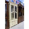 Image 2 : WHITE PAINTED BEVELED GLASS CHINA CABINET