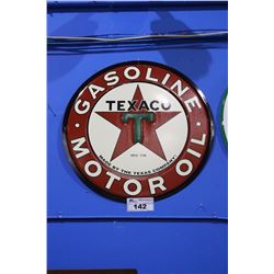 APPROX 2' REPRODUCTION TEXACO GASOLINE MOTOR OIL SIGN