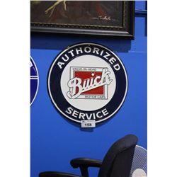 APPROX 2' REPRODUCTION AUTHORIZED BUICK SERVICE SIGN