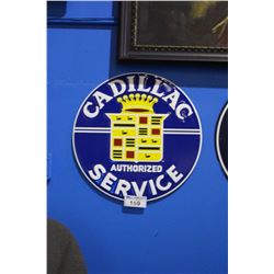 APPROX 2' REPRODUCTION AUTHORIZED CADILLAC SERVICE SIGN