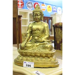 2' SOLID BRASS VINTAGE BUDDHA