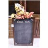 Image 1 : APPROX 4.5' TALL CHEFS CHALKBOARD