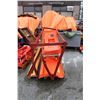Image 1 : BRAND NEW HYDRAULIC SKID STEER ATTACHMENT MODEL GL-SP220, WORKING WIDTH 86", SELF WEIGHT 462LBS,